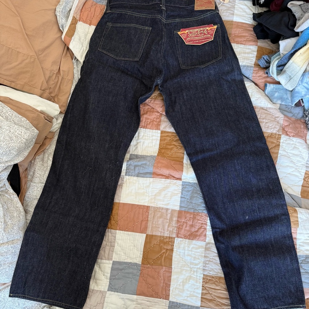 NWT Sugar Cane 1947 Jean / 36 x 34 / Dark Wash Japanese Selvedge / Big and Tall - Picture 4 of 4